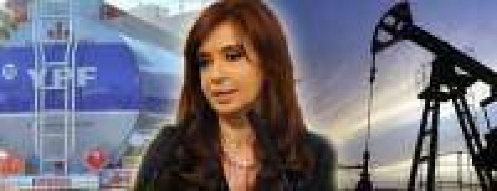 Cristina present� un proyecto de ley para retomar la soberan�a sobre YPF