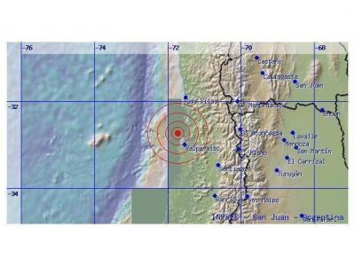 Un sismo de 6,5 en la escala de Richter sacudi� el centro de Chile y se sinti� en Mendoza