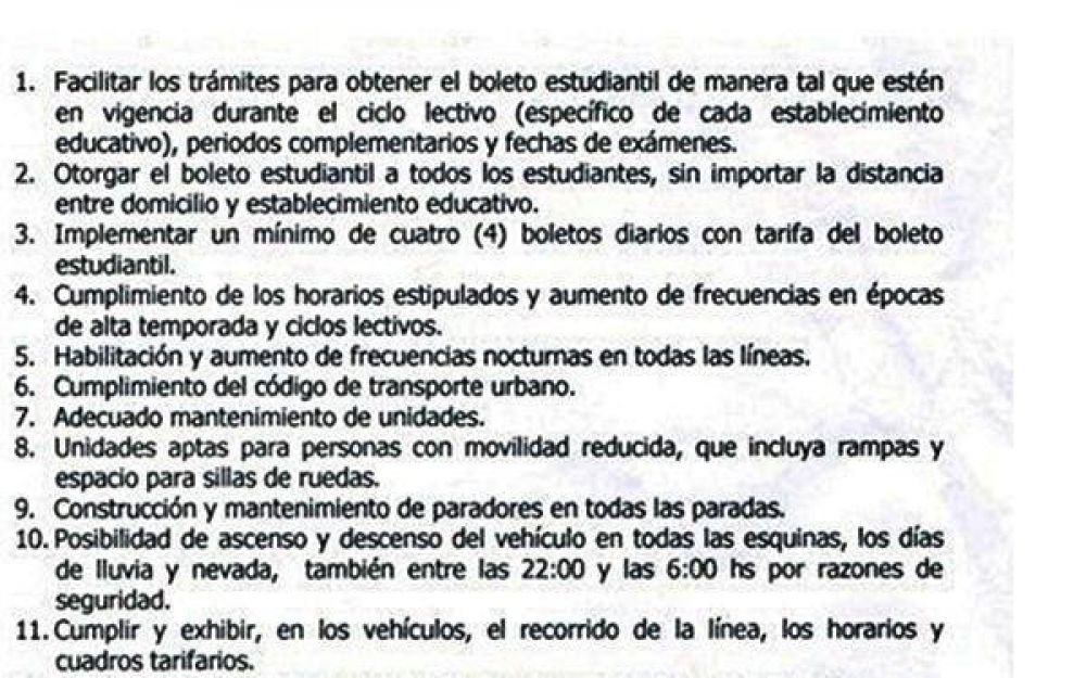  A pesar del anuncio, los estudiantes contin�an reclamando por el petitorio de 19 puntos
