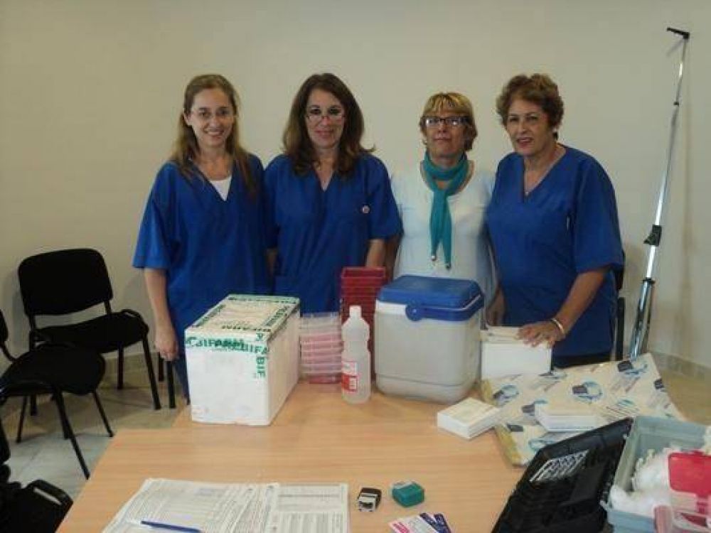 Vacunan contra la gripe al personal del Poder Judicial