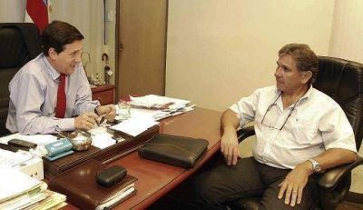 Lan�s: D�az P�rez se reuni� con el presidente del Club Talleres
