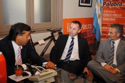 Garc�s y Curetti gestionaron beneficios para Patagones garces curetti aparicio