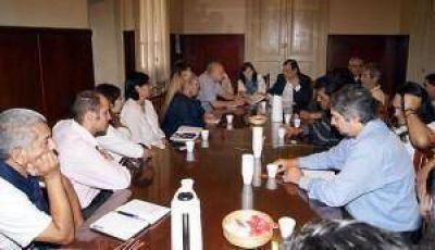 El Secretario De Econom�a Se Reuni� Con Sindicalistas Municipales
