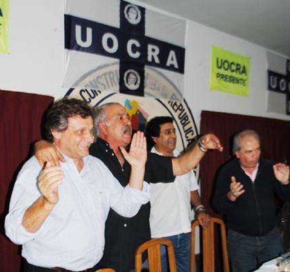 Trabajadores de la UOCRA celebraron su d�a junto a Gustavo Pulti