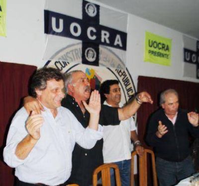 Trabajadores de la UOCRA celebraron su d�a junto a Gustavo Pulti