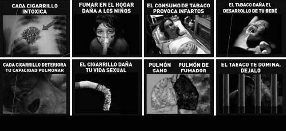 Las nuevas cajas de cigarrillos, con impactantes im�genes y leyendas