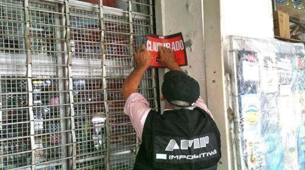 Afip clausur� 400 negocios en la provincia