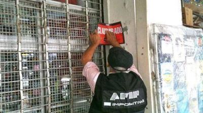 Afip clausur� 400 negocios en la provincia