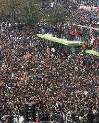Una muestra de fuerza de los estudiantes