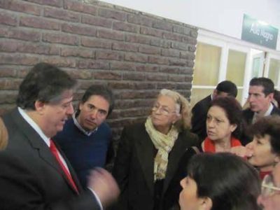 Alejandro Collia inaugur� obras para el Cetr�ngolo con Guido Lorenzino