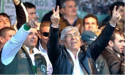 Moyano encabez� un acto del Sindicato de Camioneros