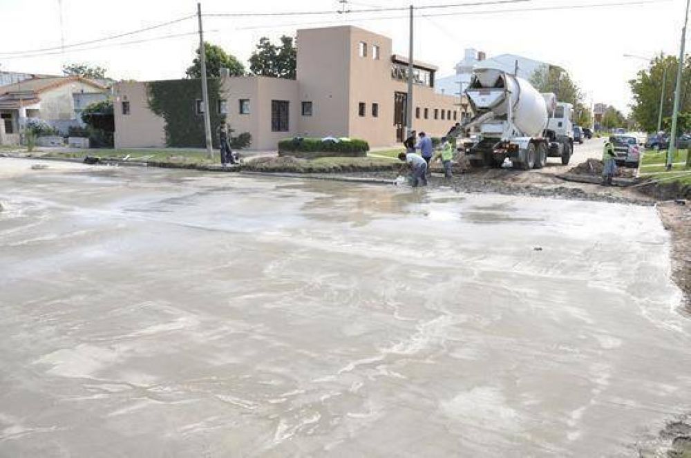 El Municipio desarrolla diversas obras de reparaci�n en calles Belgrano y sus intersecciones