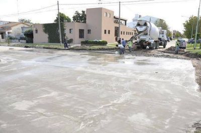 El Municipio desarrolla diversas obras de reparaci�n en calles Belgrano y sus intersecciones