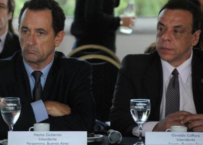El intendente C�ffaro en la UT de Desarrollo de Mercociudades