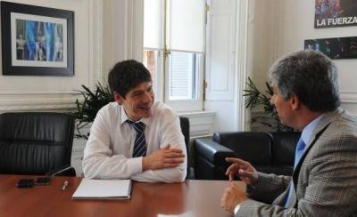 Poggi se reuni� con el jefe de Gabinete de la Naci�n