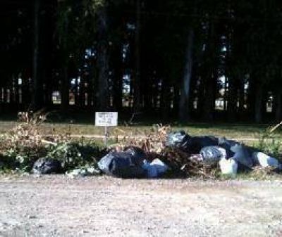 Basura en el Monte de la Estaci�n 