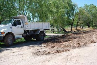 En Avenida Ant�rtida Argentina Finalmente, comenzaron las necesitadas obras