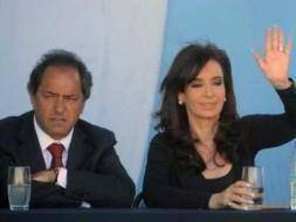 Cristina inaugur� planta de Aysa en Bernal y record� a N�stor Kirchner