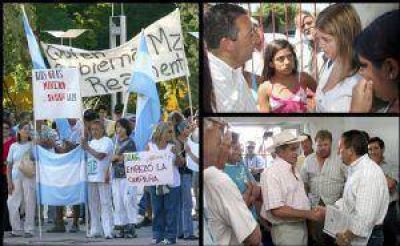 Jaque declar� zona de desastre a Alvear y calm� a los productores sure�os