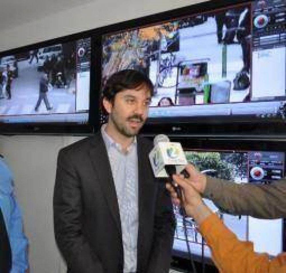 Capital. El microcentro ya es monitoreado por c�maras de seguridad