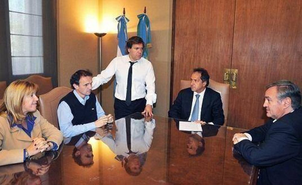 Residuos: Scioli se reuni� con los intendentes Katopodis y De la Torre