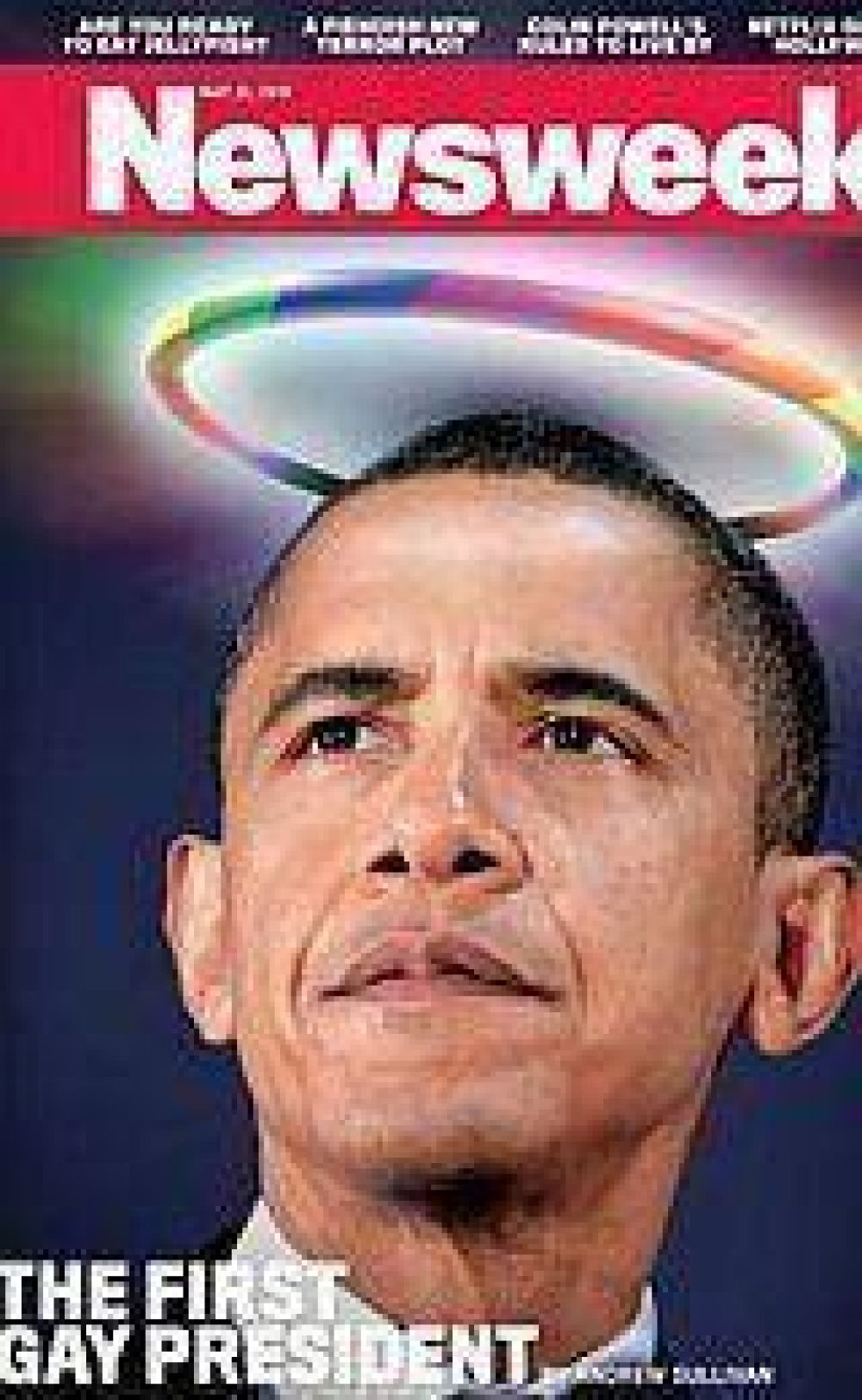Pol�mica portada de Newsweek califica a Obama de homosexual