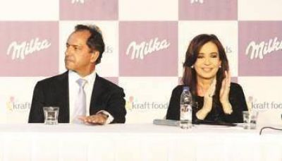 El fr�o reencuentro entre Cristina y Scioli posterg� la reuni�n del PJ