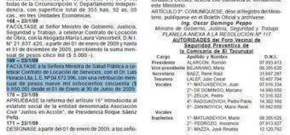 El gobierno sigue firmando contratos por montos superiores al tope.