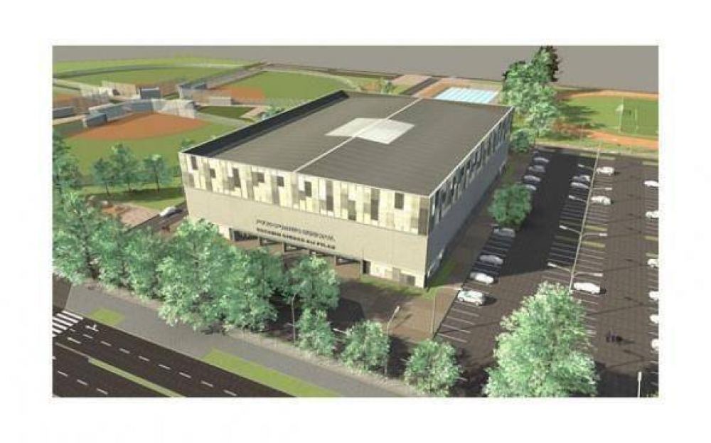 Comenz� la construcci�n del microestadio en el Polideportivo Municipal