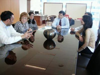 La Presidenta del Colegio de Escribanos de San Luis se reuni� con el Ministro de Relaciones Institucionales