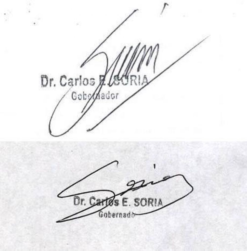 Falsificaci�n: Peritos de la Corte Suprema cotejar�n firmas de Soria
