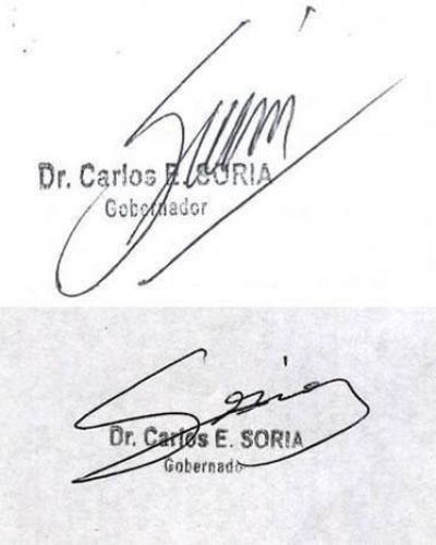 Falsificaci�n: Peritos de la Corte Suprema cotejar�n firmas de Soria