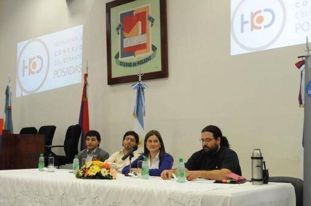 Presentaron proyecto de ciclo v�as en Posadas