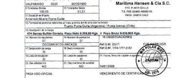 Caso Polar Mist: As� se transporta el oro de Santa Cruz al mundo. 