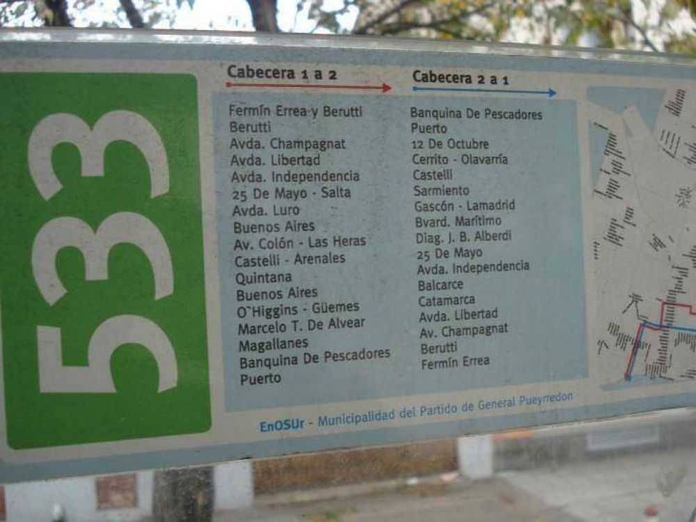 A partir del lunes, la lnea 533 extender su recorrido