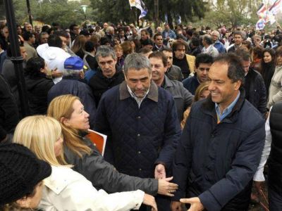 Scioli llev� obras hasta La Saladita