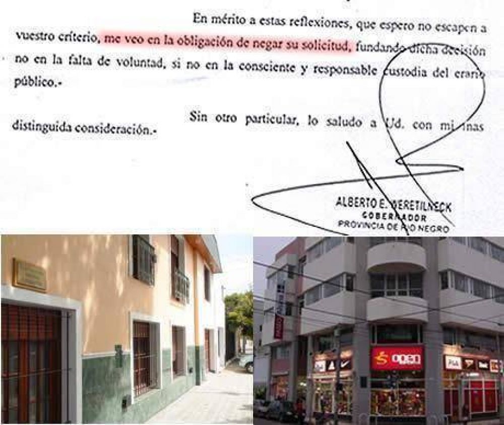 Weretilneck fren� incremento del gasto en alquiler para Fiscal�a de Investigaciones