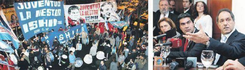 Un scrum ultra-K controlar� el peronismo para aislar a Scioli