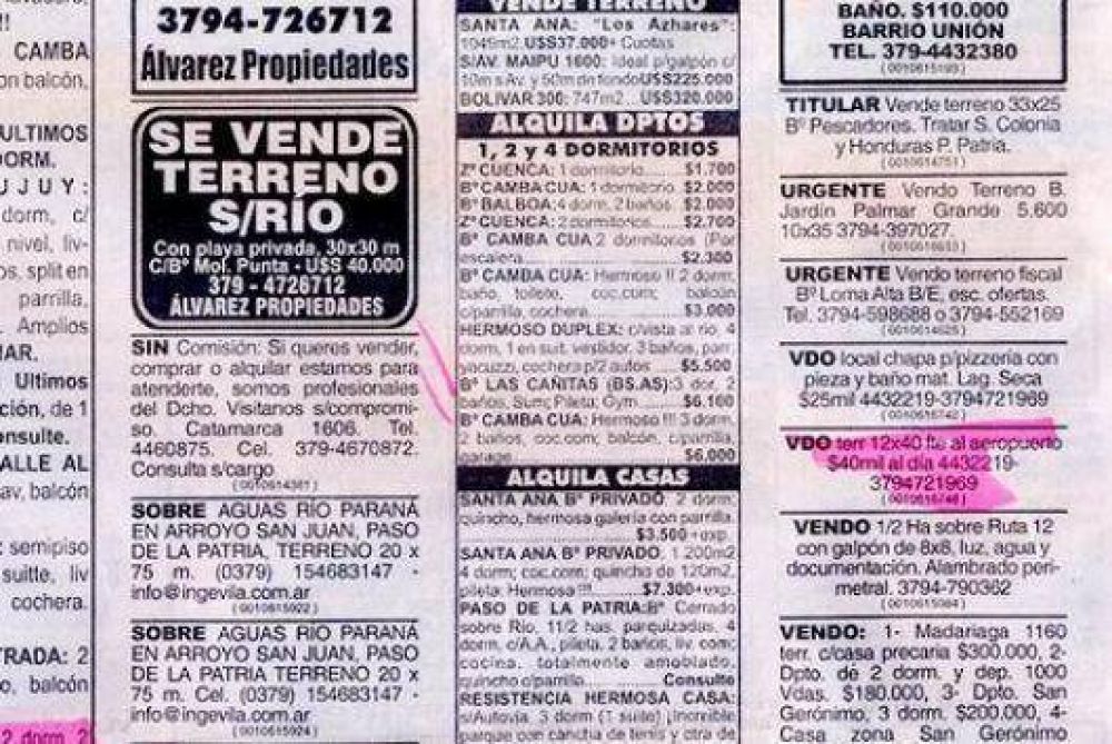 Alquilar en Corrientes sale lo mismo que en zonas lujosas de Buenos Aires