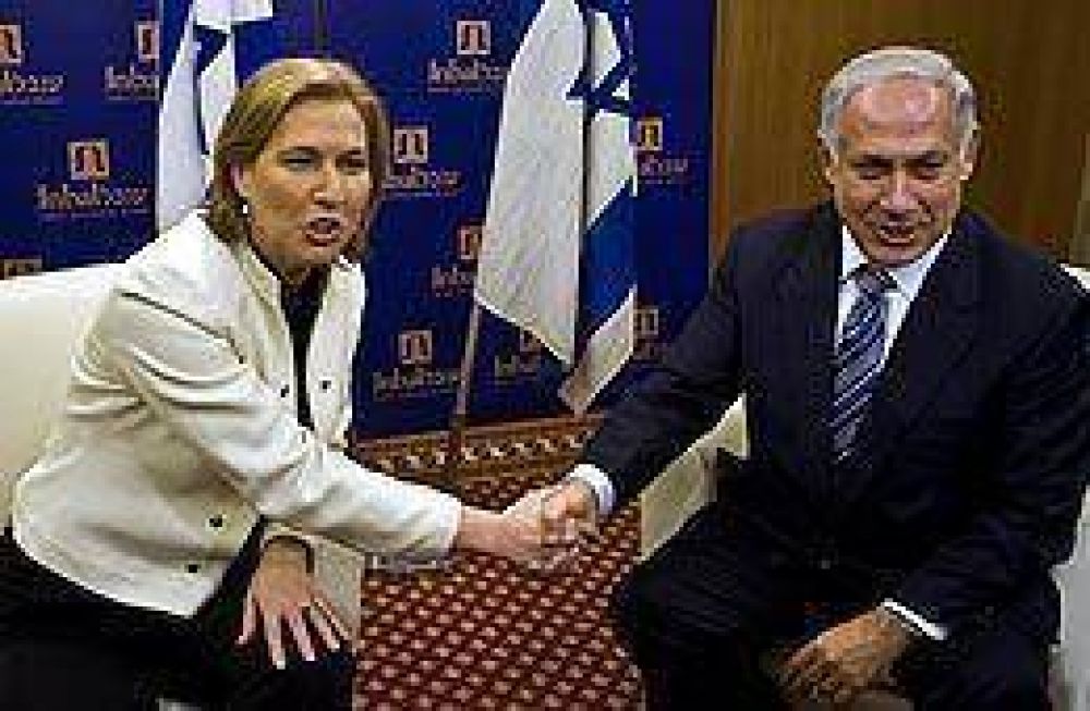 Netanyahu no logr� convencer a Livni para que integre su gabinete, pero volver�n a reunirse 