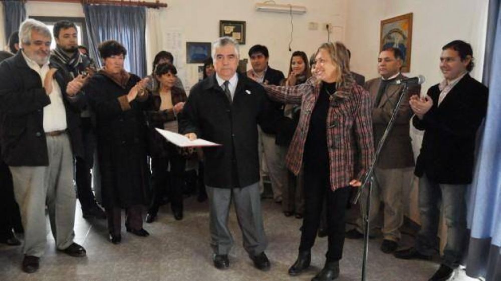 Orlando �onquep�n fue puesto en funciones al frente del Consejo de Adulto Mayor de Rawson