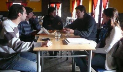El Intendente con referentes de la juventud del Ministerio de Desarrollo Social