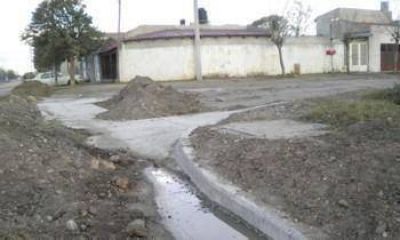 Hicieron el cord�n cuneta pero nunca habilitaron la calle