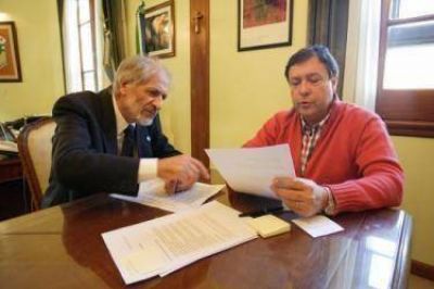 Weretilneck recibi� al intendente de Luis Beltr�n