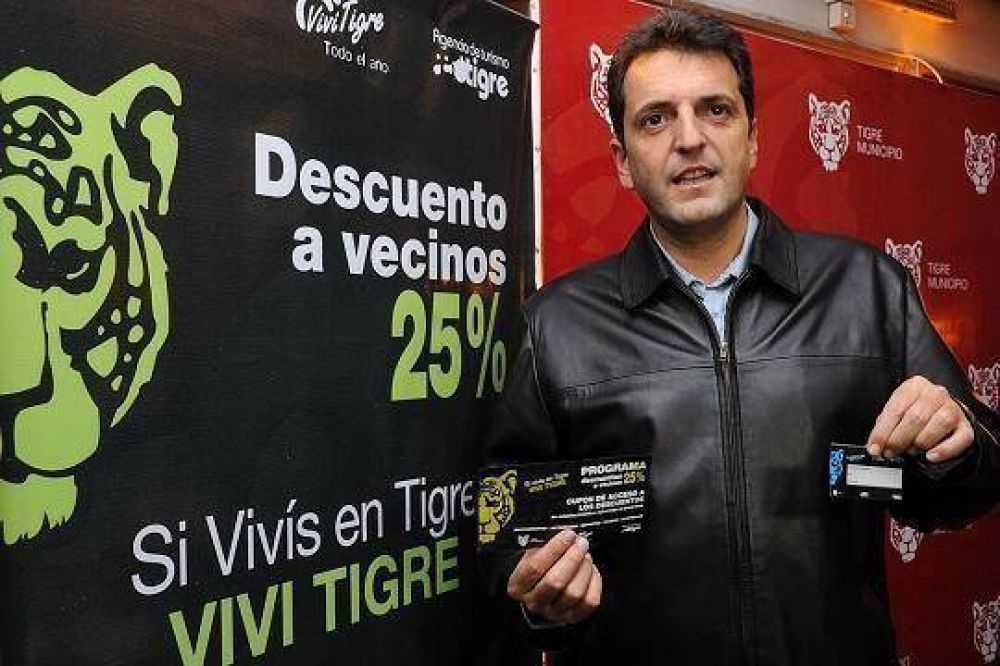 Massa present� dos campa�as de descuentos para disfrutar de Tigre