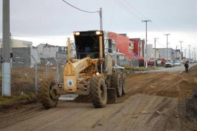 Llevan adelante trabajos de mantenimiento de la trama vial de la ciudad