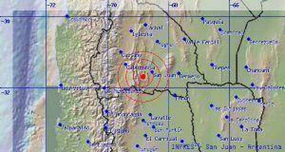 Fuerte temblor en San Juan