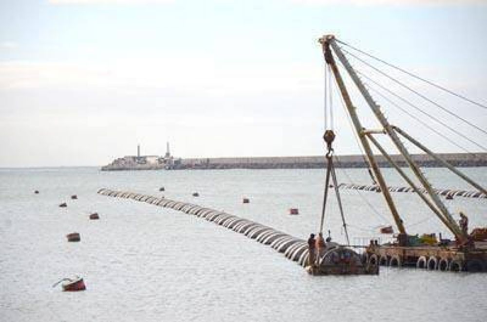 Avanza el emisario submarino