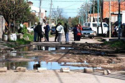 En el Barrio Villa Nueva ya no se puede transitar con ning�n veh�culo