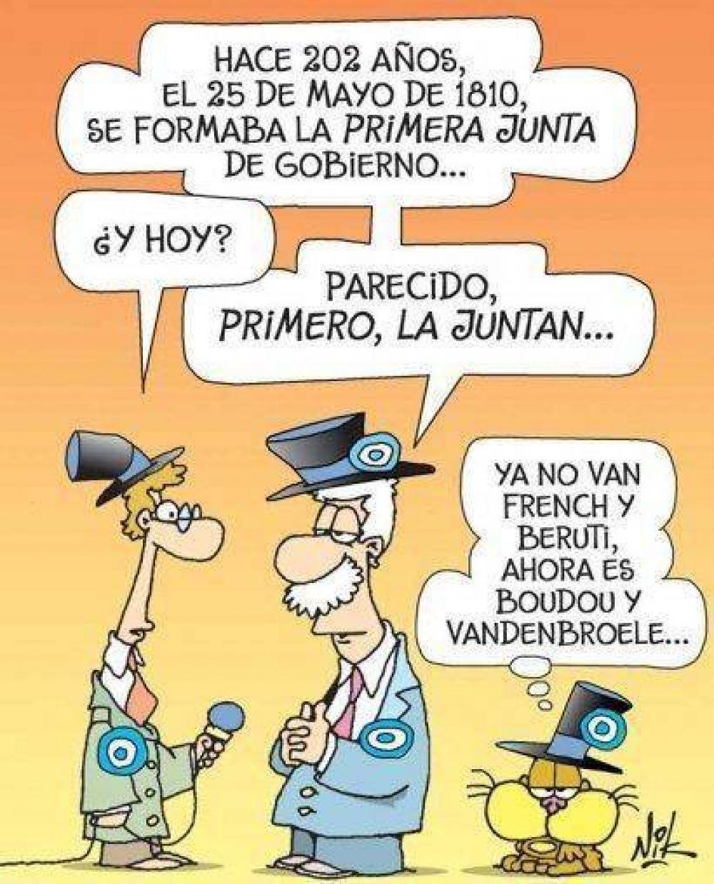 Pulti, French, Berutti, Boudou y Van Derbroele
